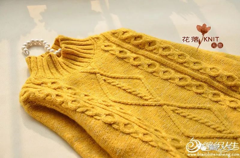 棒针麻花组合套头毛衣中长款教程,悠悠女士中长款套头衫棒针编织