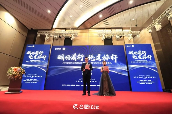 北京今朝装饰集团安徽分公司总经理江根生获得“2018中国安徽家居优秀人物”奖项