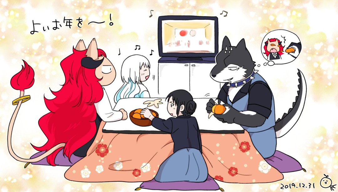 图多杀猫！2020年官方新年贺图集。续-Anitama的新年问候