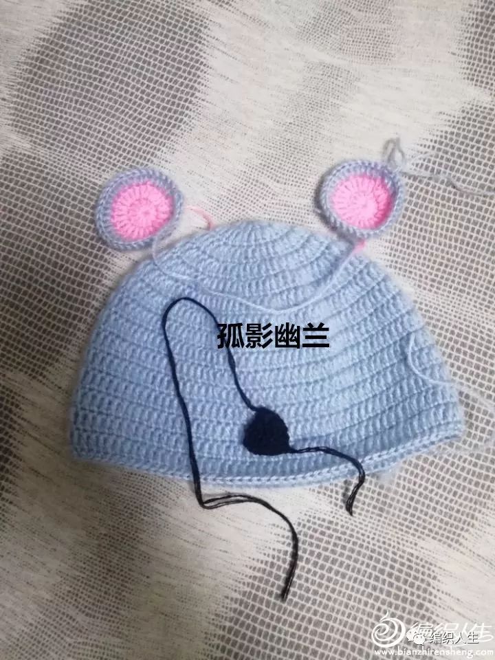 动物毛线帽子编织视频教程,儿童帽子编织教程钩针小老虎