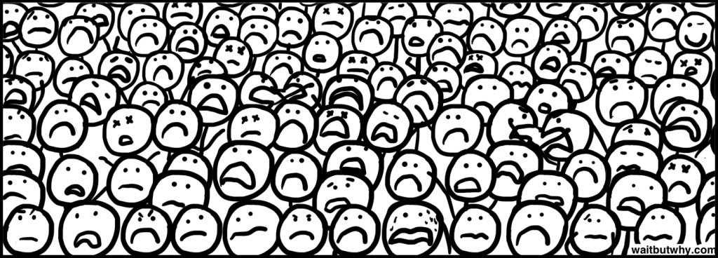 把73亿人塞到一栋楼里面,会发生什么?