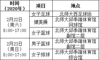 2023北京师范大学高水平招生简章,北京师范大学体育训练招生