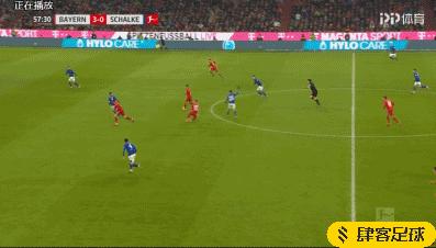 拜仁5-0沙尔克,莱万造三球,穆勒、磁卡破门