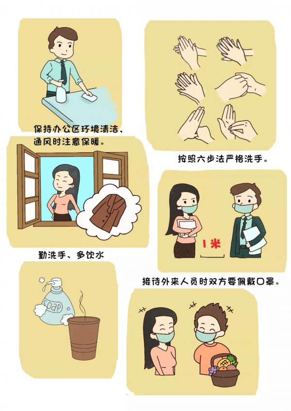 关于新型冠状病毒的简单漫画,新型冠状肺炎动态漫画