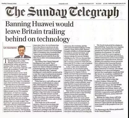 英国首相对华为5g带来的影响 (英国首相宣布将放弃使用华为5g)