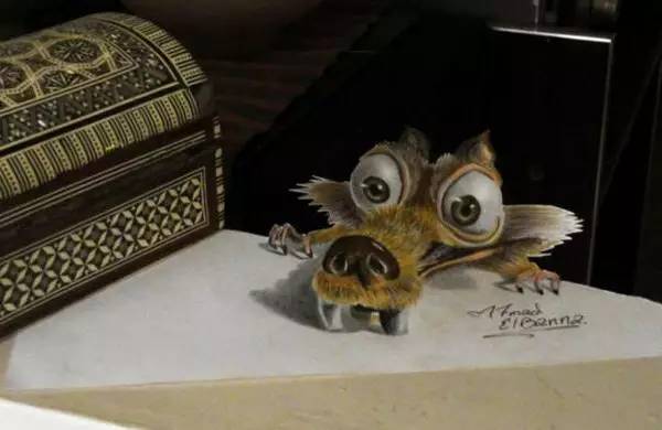 黑暗3d绘画作品,不敢相信眼睛的3d画