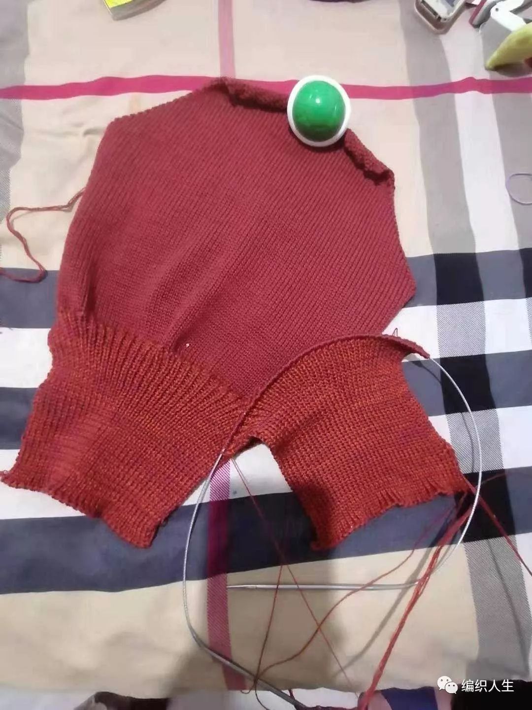 好看的毛衣女自己织的,好看又好织的毛衣花样女童连衣裙