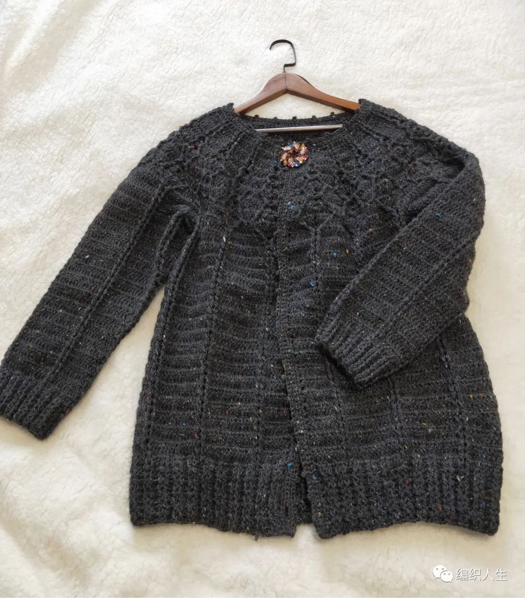 阿兰编织宝宝开衫教程,阿兰毛衣开衫编织花样视频教程