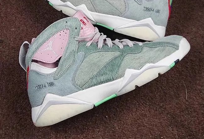 兔八哥nike鞋aj7,aj7兔八哥绒毛灰球鞋