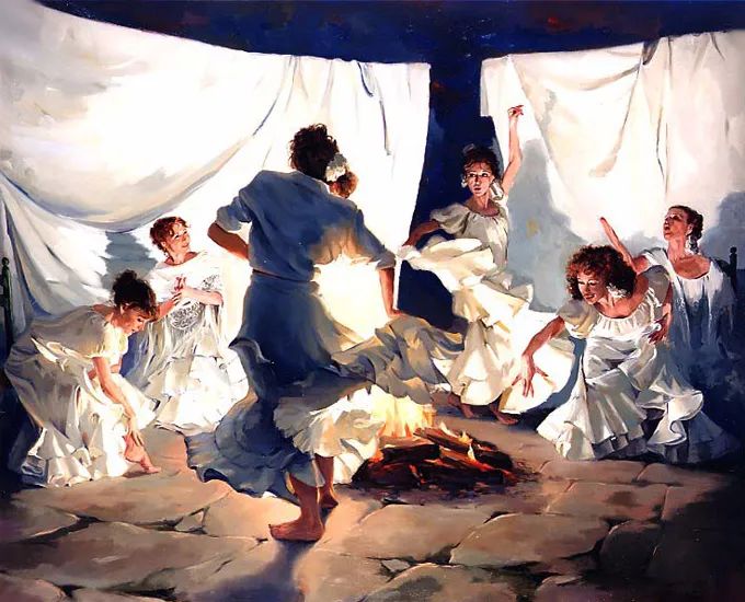 西班牙两位绘画大师笔下的曼妙形体，美的远远超乎你的想象