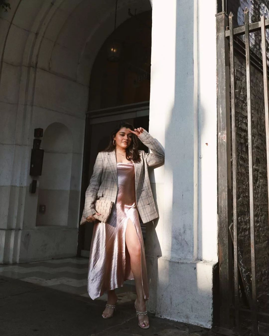 开春穿搭西装收腰裙,西装内搭裙子高级感减龄潮款