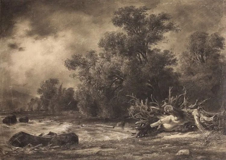 杰出人物素描画,超写实风景素描图片