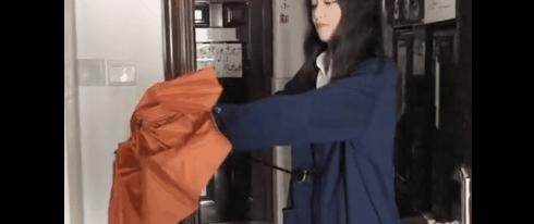 厉害了！这把伞一键自动开收伞，能抗8级大风