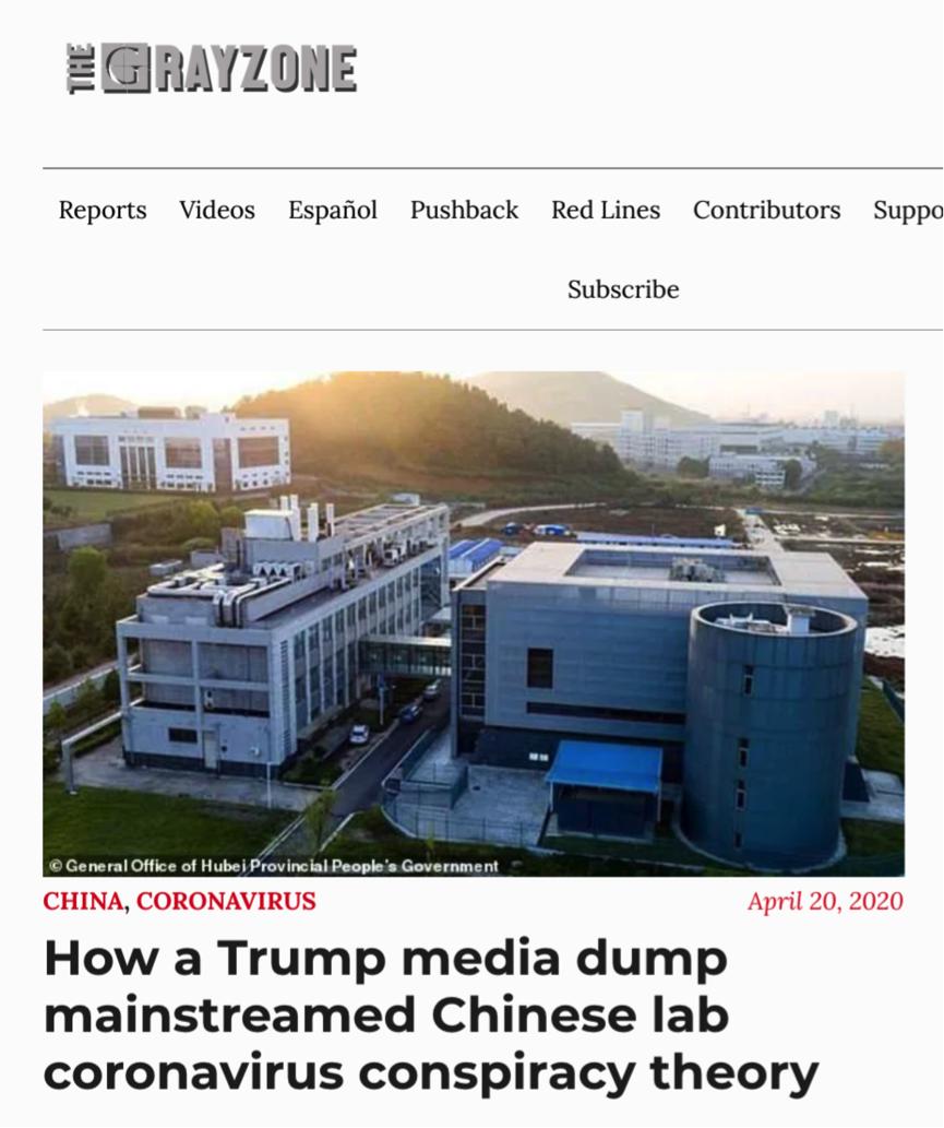 美媒报道病毒,美国对病毒来源的颠覆性认识