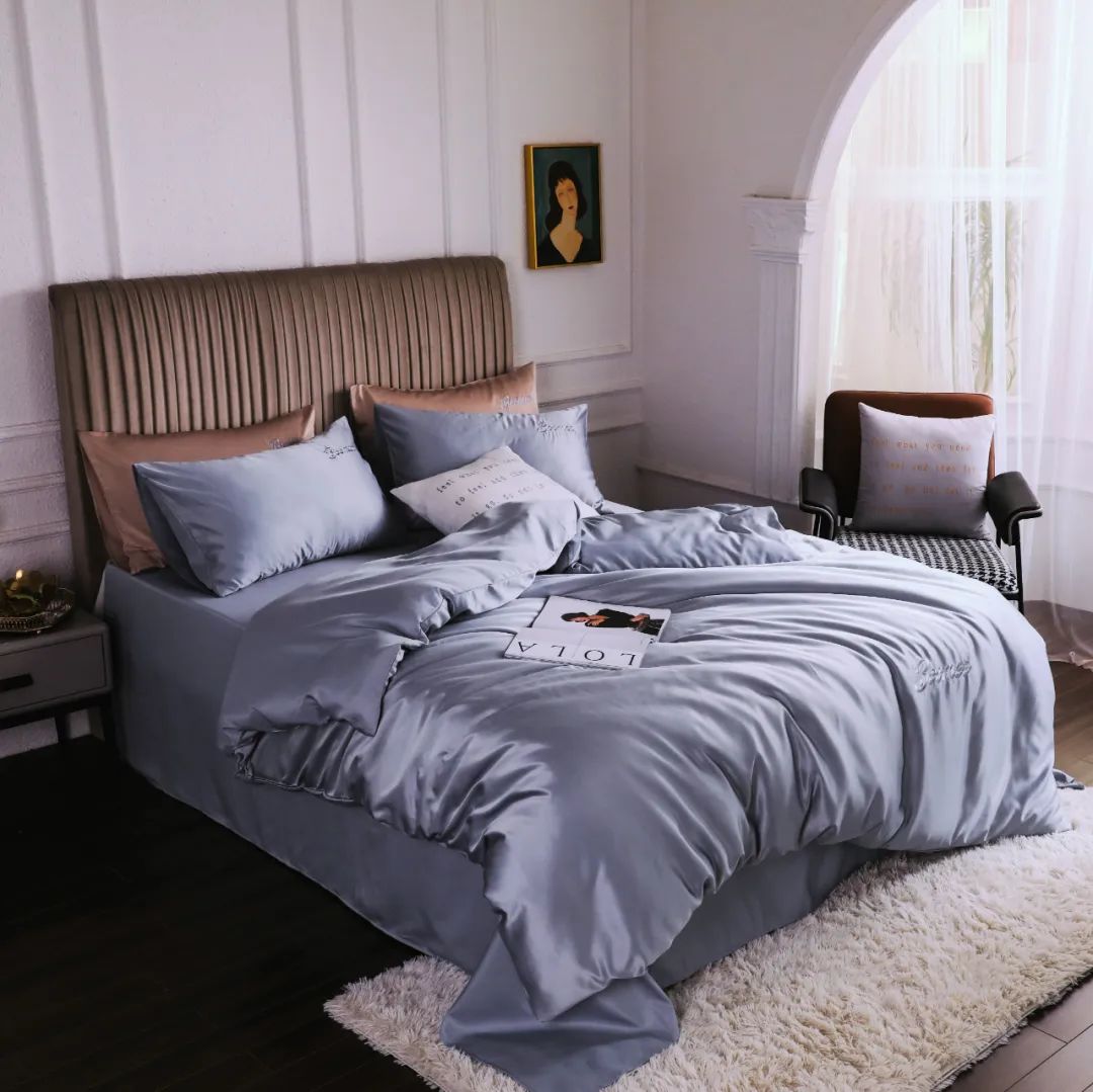媲美真丝床品的品牌是什么,抑菌美肤床品四件套