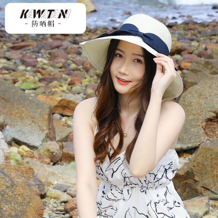 孙俪同款遮阳防晒帽60头围,孙俪同款遮阳防晒帽打蝴蝶结