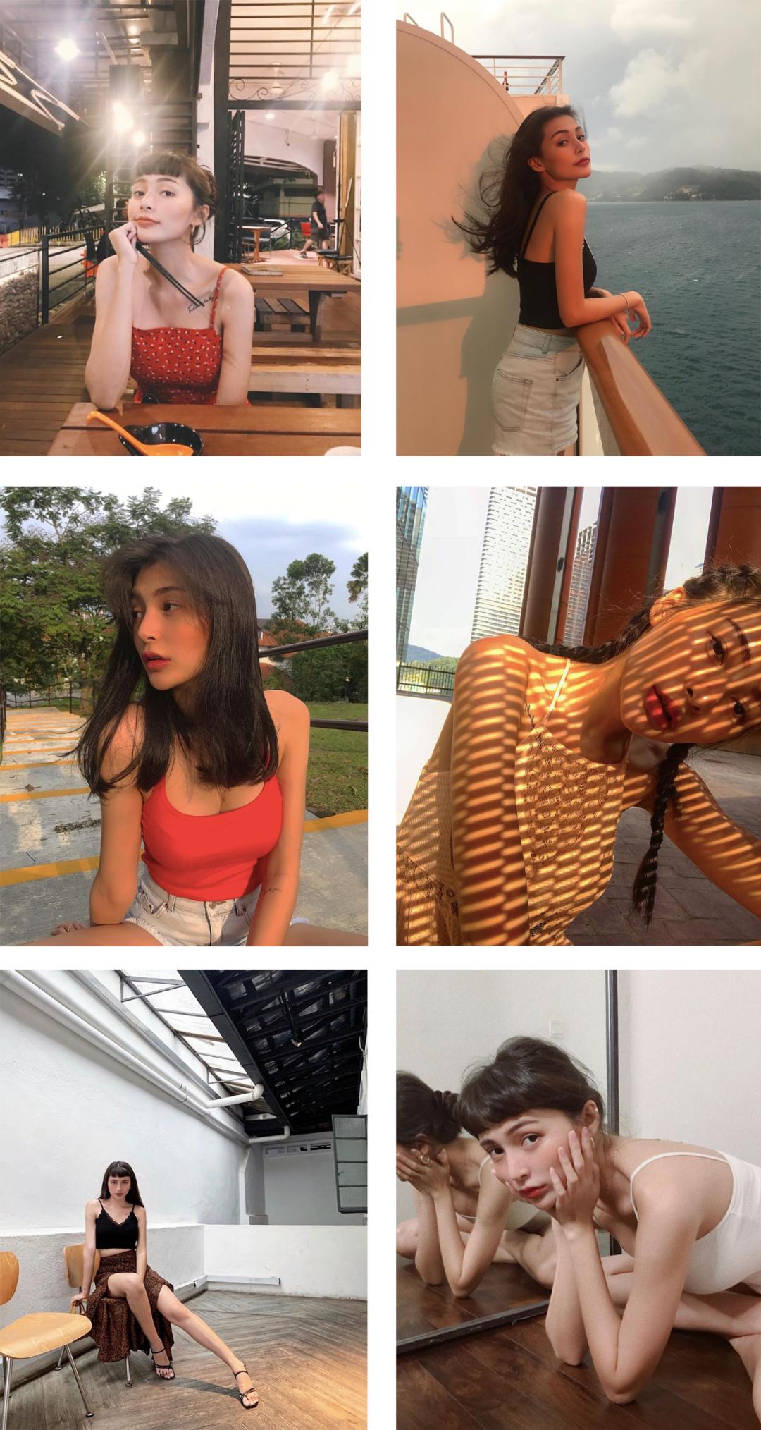 四国混血美女撞脸奥黛丽赫本,马来西亚网红双胞胎姐妹