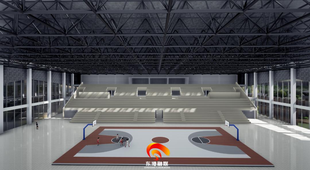 首次曝光！东港区体育中心内部效果图和周边路网规划出炉！