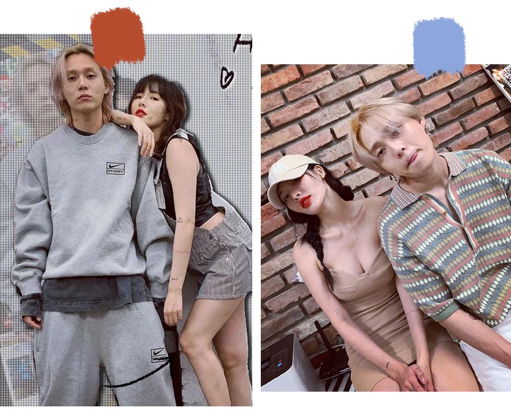 泫雅金晓钟公开恋情是真的吗,泫雅龙俊亨晒牵手照疑似公布恋情