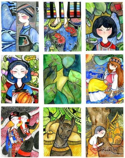 萌萌哒！云南一高校学子创作漫画版“云南十八怪”你见过吗？