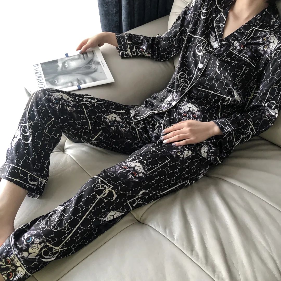 意大利纯棉夏季睡衣,轻奢莫代尔棉睡衣秋冬气质