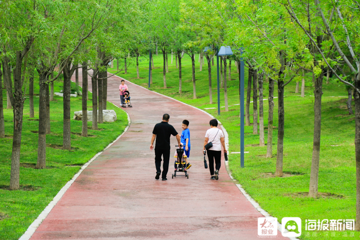 东营秋月湖公园,东营秋月湖风景