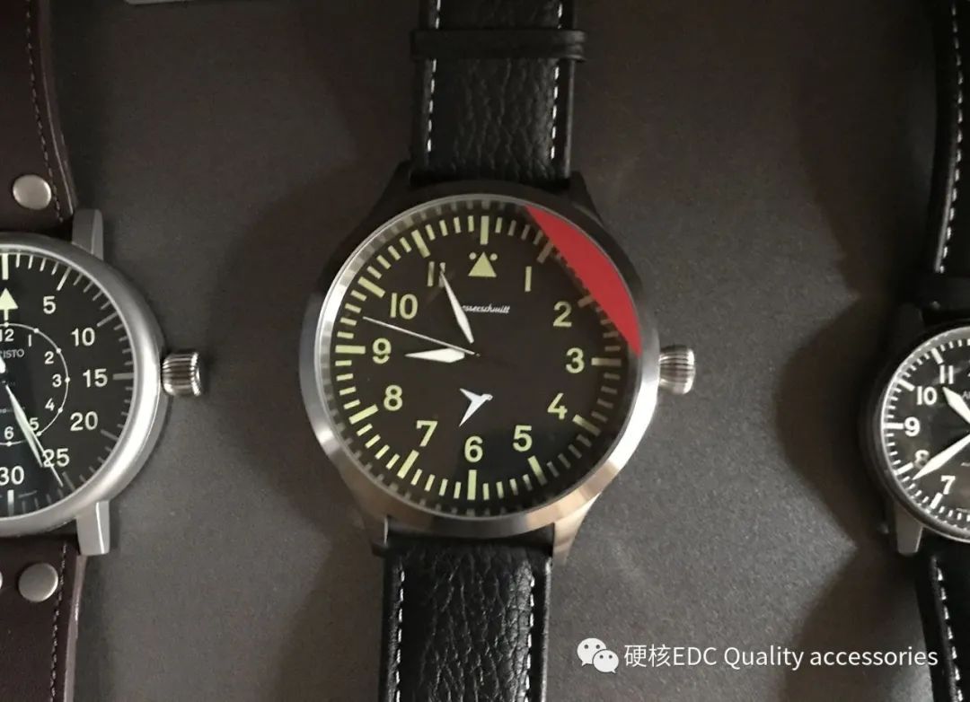 德国的梅塞施密特机械手表,大直径腕表