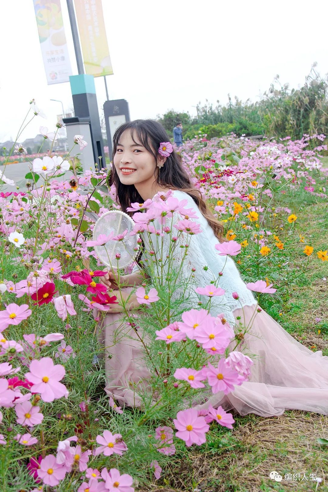 显瘦镂空马海毛毛衣开衫编织教程,马海毛落肩袖开衫编织教程