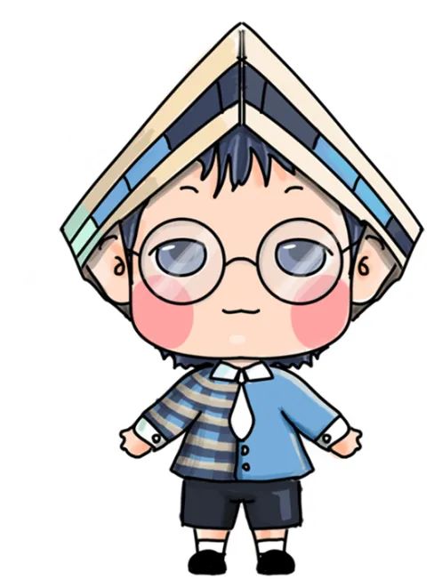 这也太好看了!00后帅气小哥哥将校园地标建筑拟人化,哪个是你的PICK?