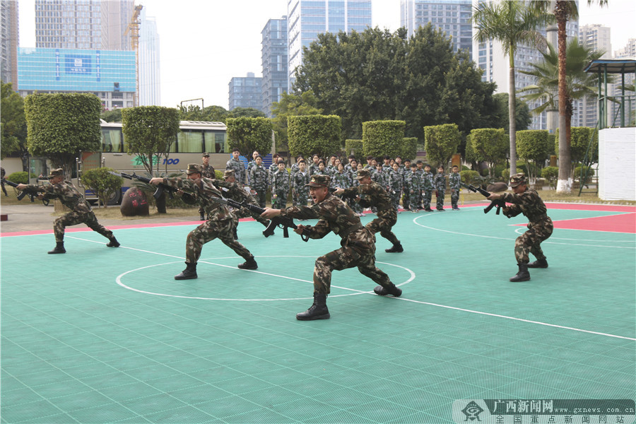 武警桂林支队开展野外驻训活动,广西武警南宁支队执勤五中队培训