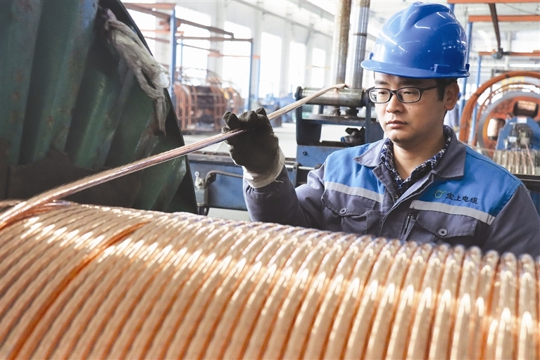 宝上电缆开足马力加快生产今年产值冲刺15亿元