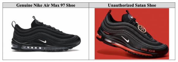 耐克撒旦鞋声明,耐克撒旦鞋事件