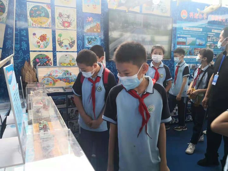 科达小学海洋意识教育在全省“向海而生”蓝色海洋教育活动中进行成果展示