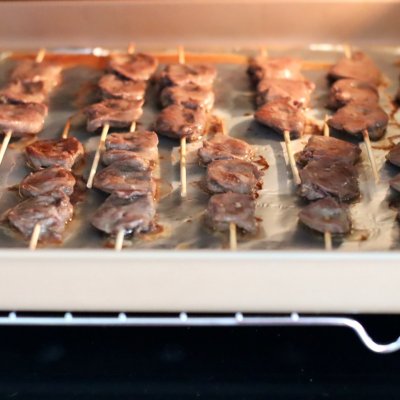 锅圈香辣酥鸡心串,香辣鸡心串