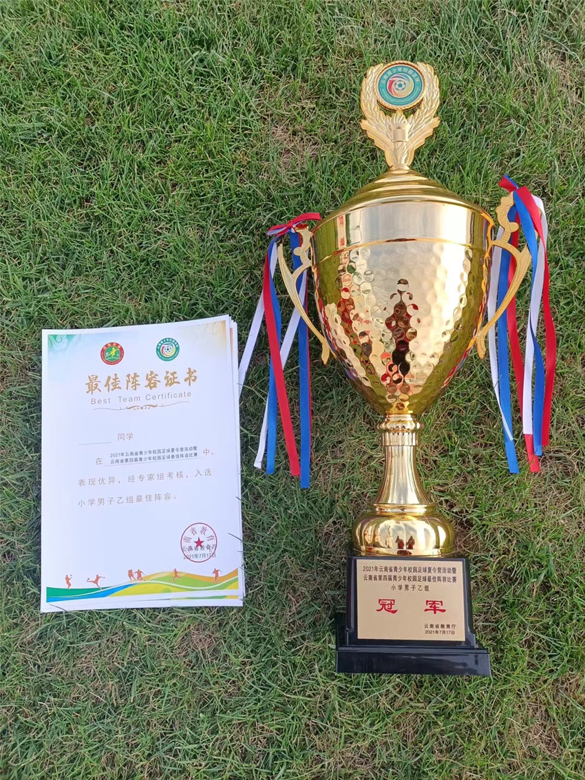 丽江足球小将,丽江足球小将入选