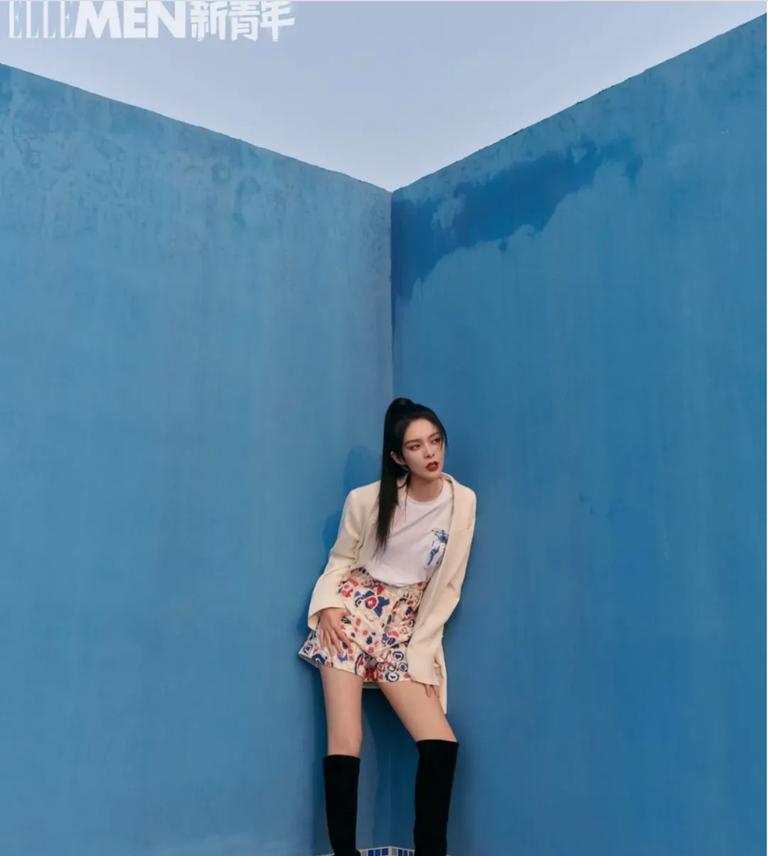 傅菁惊艳路人,不潮流不花钱傅菁