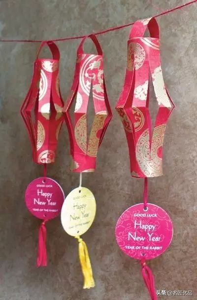 过年灯笼手工制作挂门边,灯笼手工制作春节小灯笼
