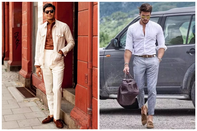 收起你的帆布鞋吧,英伦风乐福鞋痞帅穿搭