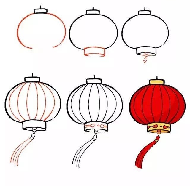 最好看的元旦节简笔画,元旦节怎么画简笔画