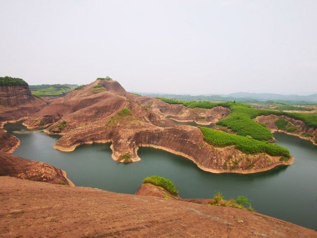 湖南郴州丹霞地貌,郴州丹霞地貌飞天石一游