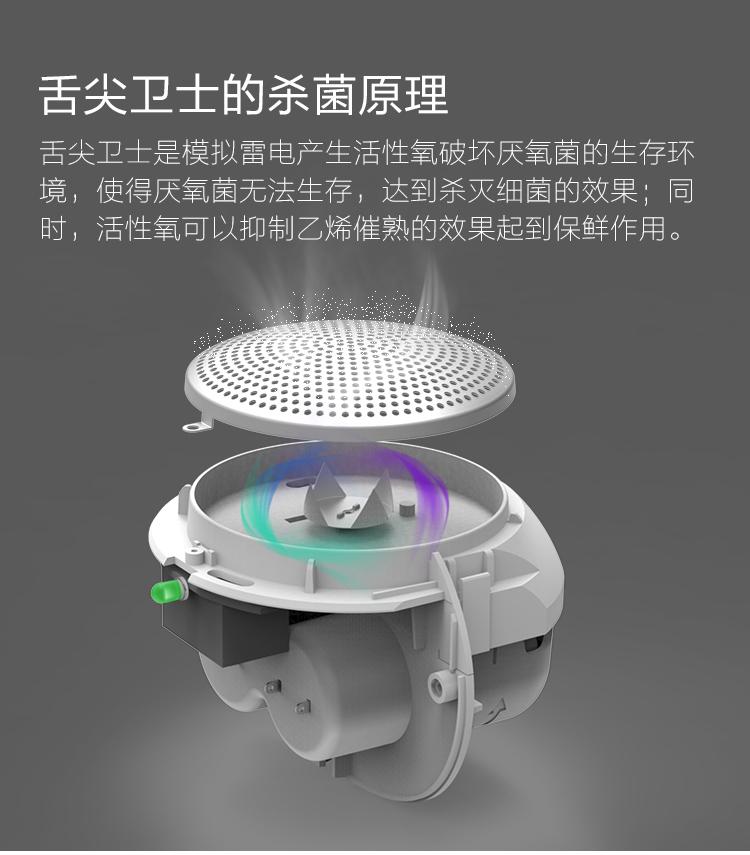 根元舌尖卫士冰箱净化器有用么,根元舌尖卫士怎么释放臭氧