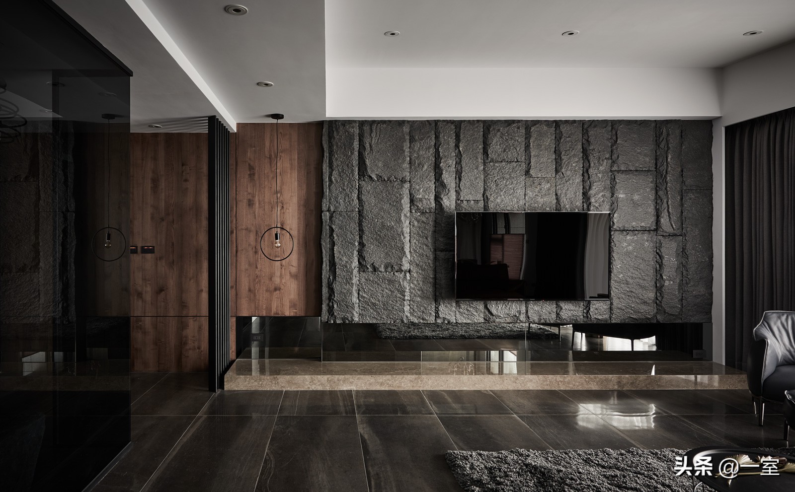 3.3米背景墙设计,客厅背景墙设计简约款