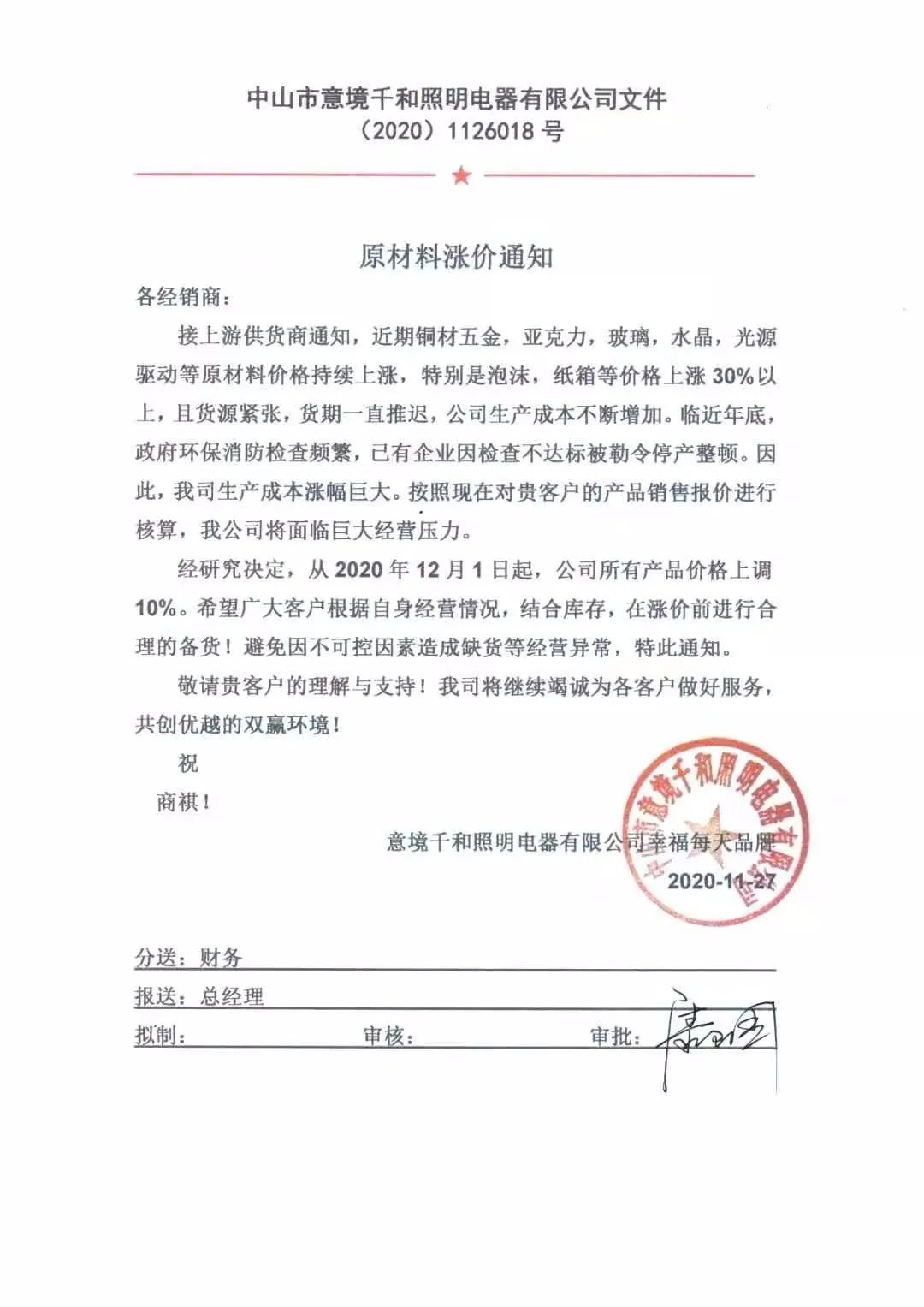 照明价格行情,led照明涨价