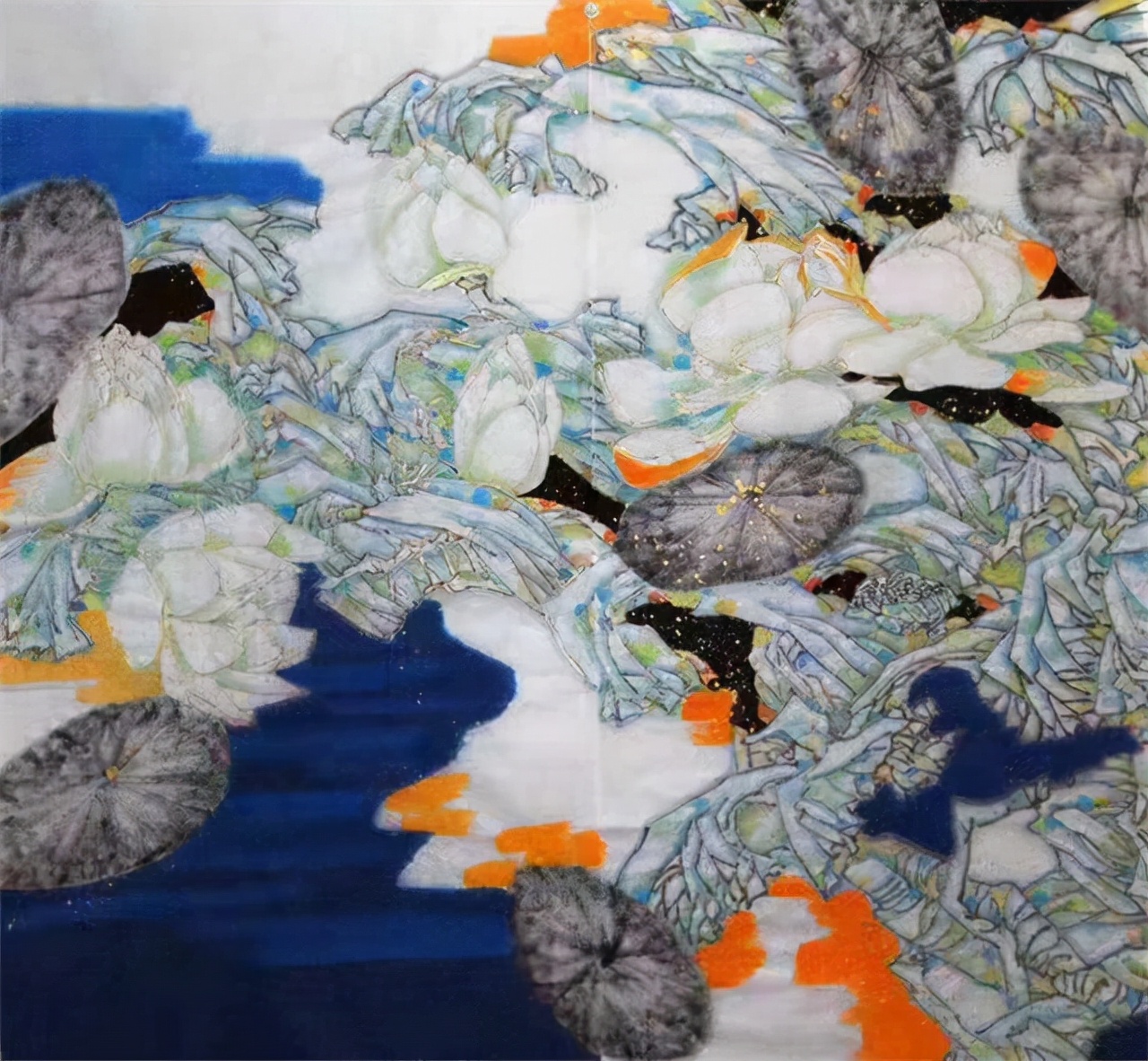 《红了山村醉了秋》：著名画家边广兰作品赏析