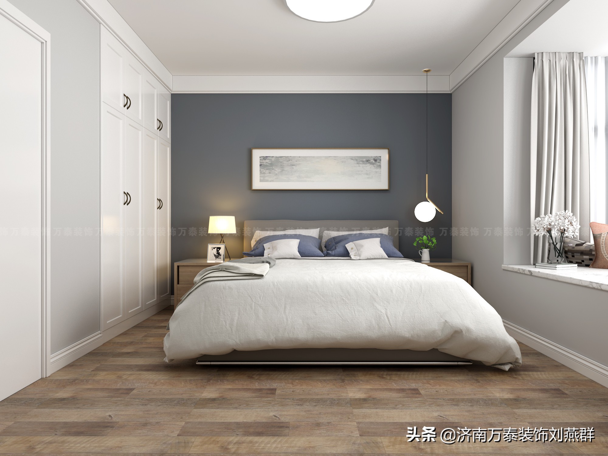 济南龙湖春江郦城82平装修,济南龙湖春江郦城126平装修样板间