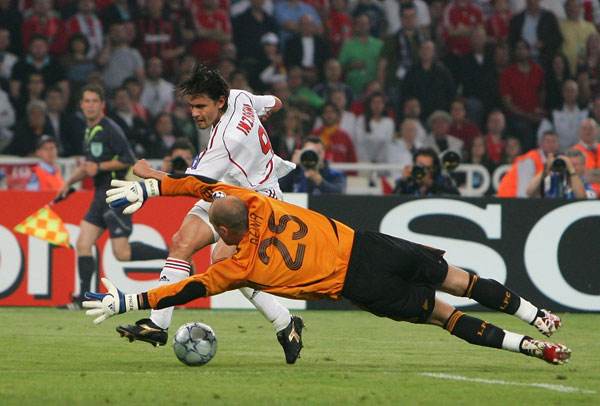 因扎吉游走于越位线视频,尤文双子星皮耶罗因扎吉