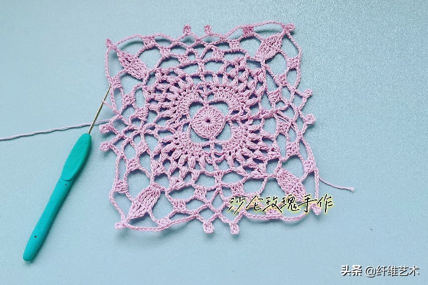 #手工编织#钩针花样解药不仅高清,居然还有海市蜃楼的梦幻感很美