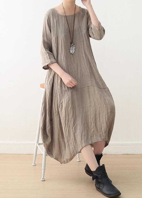 棉麻连衣裙什么颜色好看显肤色森系风格女生衣橱分享