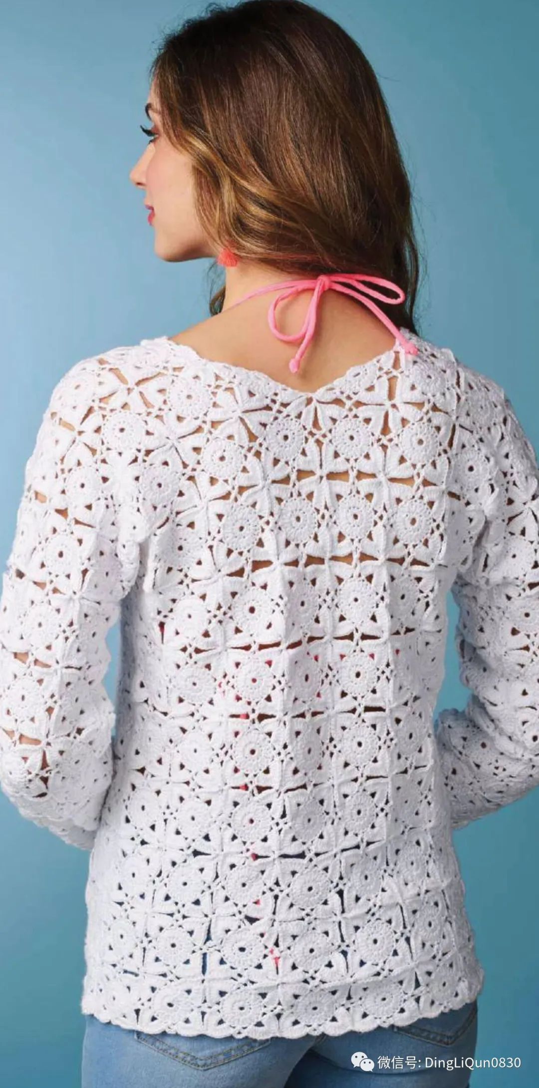 祖母格编织的衣服,针织花朵祖母格