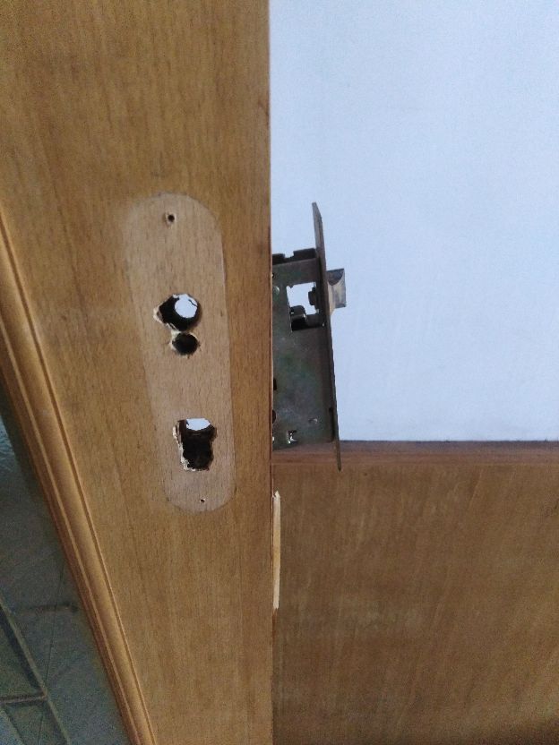 双执手锁拆卸图解,双锁体门锁怎么安装